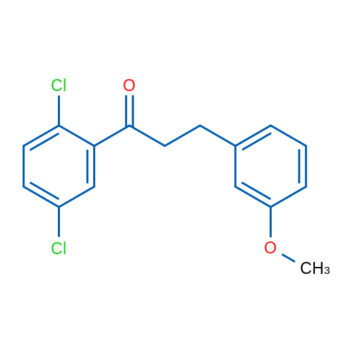 2',5'-Dichloro-3-(3-methoxyphenyl)propiophenone 1g