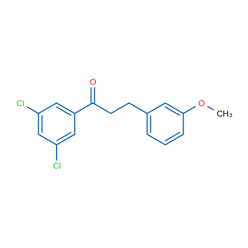 3',5'-Dichloro-3-(3-methoxyphenyl)propiophenone 1g