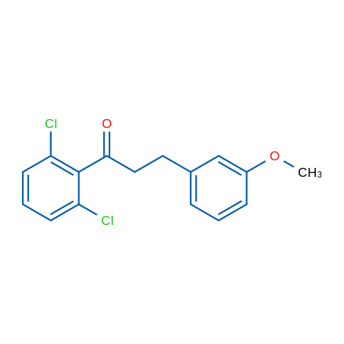 2',6'-Dichloro-3-(3-methoxyphenyl)propiophenone 1g