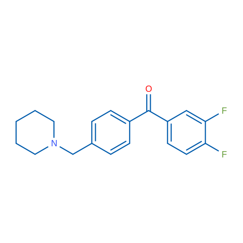 3,4-Difluoro-4'-piperidinomethyl benzophenone 1g