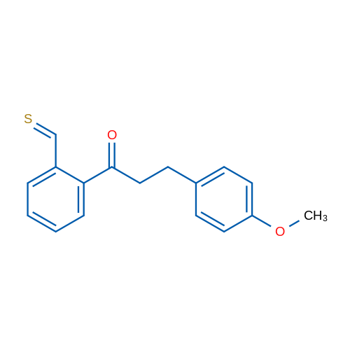 3-(4-Methoxyphenyl)-2'-thiomethylpropiophenone 1g