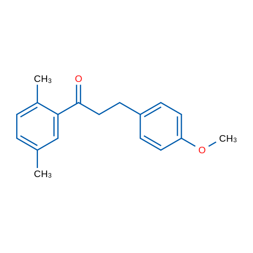 2',5'-Dimethyl-3-(4-methoxyphenyl)propiophenone 1g