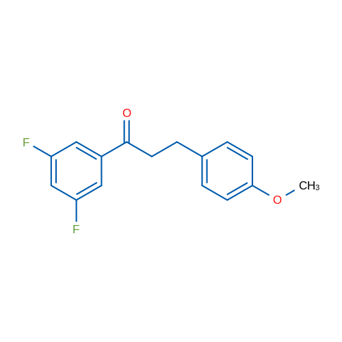 3',5'-Difluoro-3-(4-methoxyphenyl)propiophenone 1g