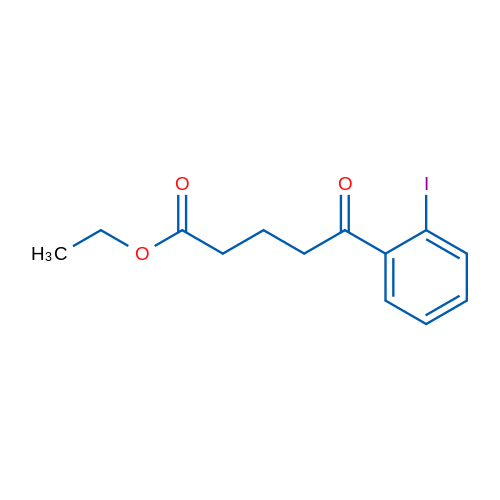 Ethyl 5-(2-iodophenyl)-5-oxovalerate 1g