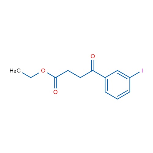 Ethyl 4-(3-iodophenyl)-4-oxobutyrate 1g
