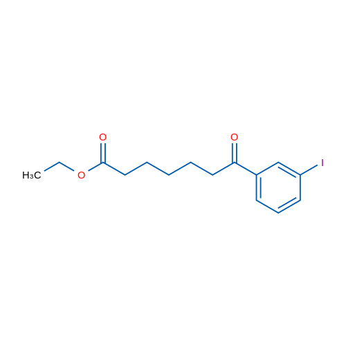 Ethyl 7-(3-iodophenyl)-7-oxoheptanoate 1g