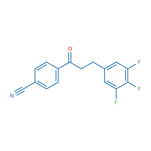 4'-Cyano-3-(3,4,5-trifluorophenyl)propiophenone 1g