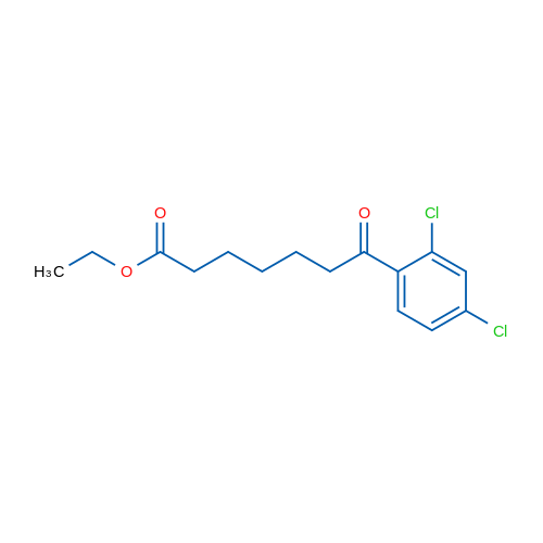 Ethyl 7-(2,4-dichlorophenyl)-7-oxoheptanoate 1g