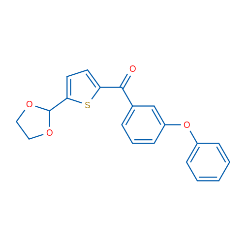 5-(1,3-Dioxolan-2-yl)-2-(3-phenoxybenzoyl)thiophene 1g