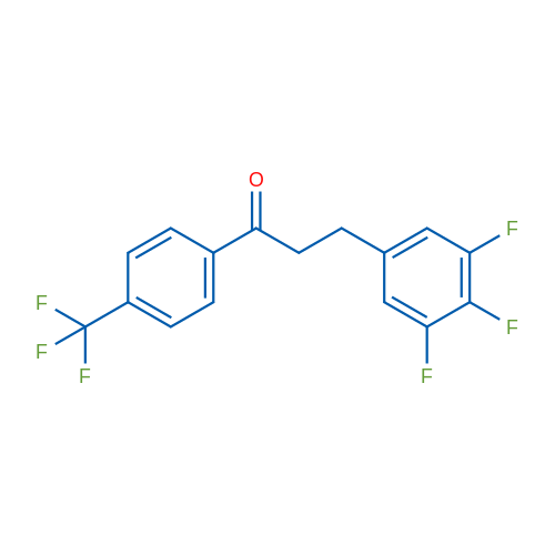 4'-Trifluoromethyl-3-(3,4,5-trifluorophenyl)propiophenone 1g