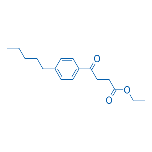 Ethyl 4-oxo-4-(4-n-pentylphenyl)butyrate 1g