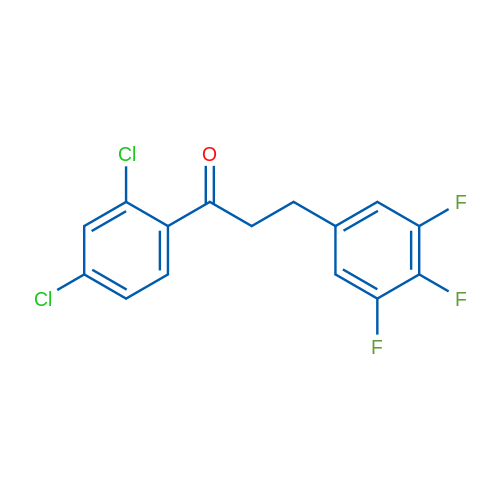 2',4'-Dichloro-3-(3,4,5-trifluorophenyl)propiophenone 1g