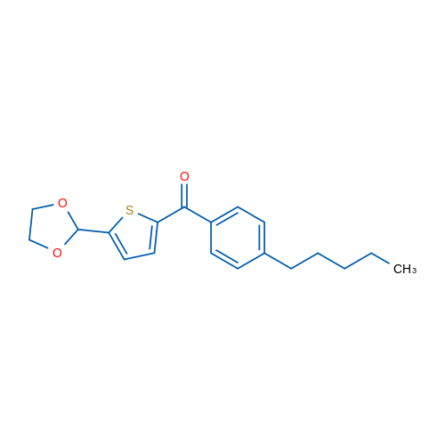 5-(1,3-Dioxolan-2-yl)-2-(4-pentylbenzoyl)thiophene 1g