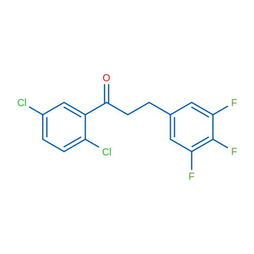 2',5'-Dichloro-3-(3,4,5-trifluorophenyl)propiophenone 1g