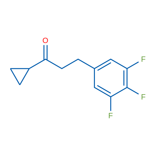 Cyclopropyl 2-(3,4,5-trifluorophenyl)ethyl ketone 1g