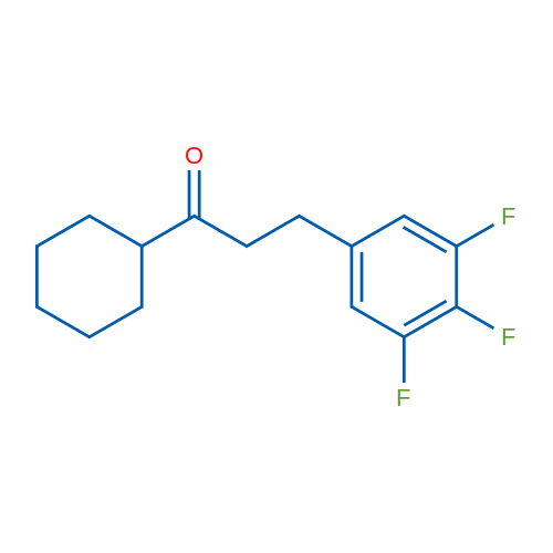 Cyclohexyl 2-(3,4,5-trifluorophenyl)ethyl ketone 1g