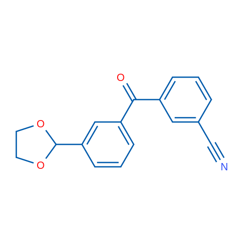 3-Cyano-3'-(1,3-dioxolan-2-yl)benzophenone 1g