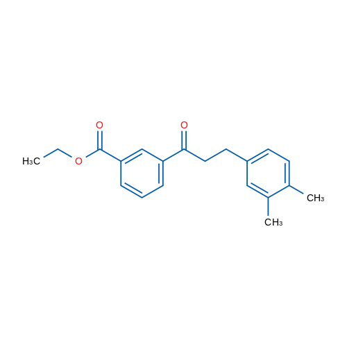 3'-Carboethoxy-3-(3,4-dimethylphenyl)propiophenone 1g
