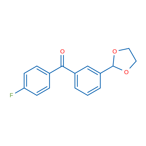 3-(1,3-Dioxolan-2-yl)-4'-fluorobenzophenone 1g