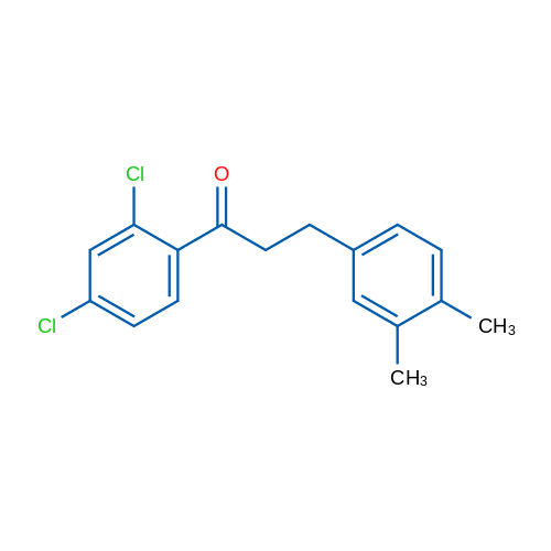 2',4'-Dichloro-3-(3,4-dimethylphenyl)propiophenone 1g