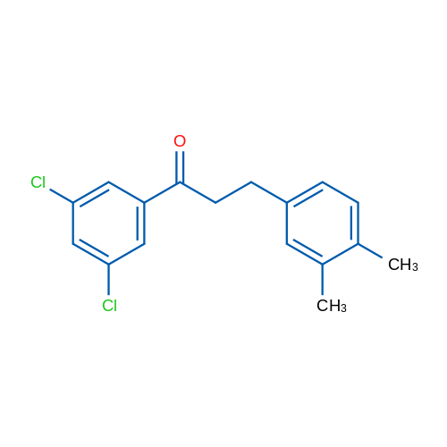 3',5'-Dichloro-3-(3,4-dimethylphenyl)propiophenone 1g