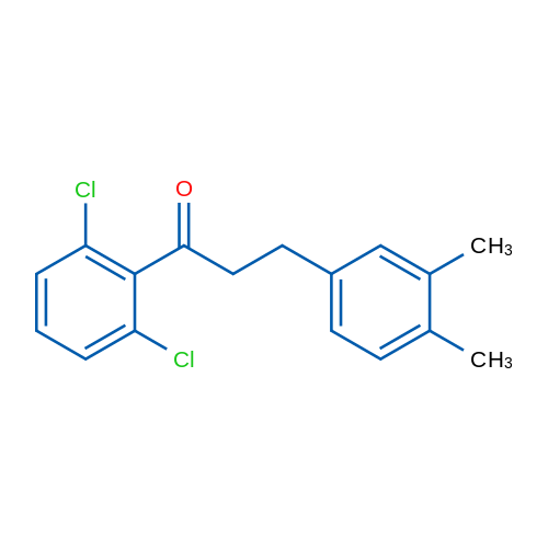 2',6'-Dichloro-3-(3,4-dimethylphenyl)propiophenone 1g