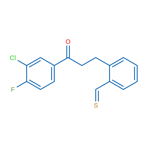 3'-Chloro-4'-fluoro-3-(2-thiomethylphenyl)propiophenone 1g