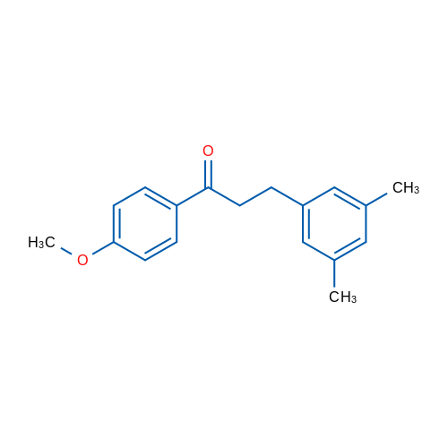 3-(3,5-Dimethylphenyl)-4'-methoxypropiophenone 1g