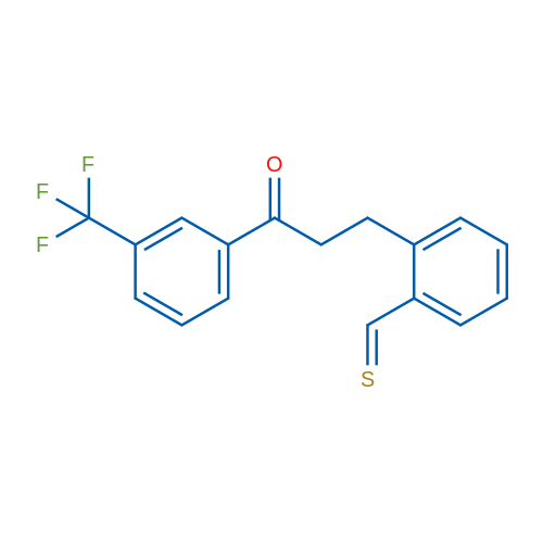 3-(2-Thiomethylphenyl)-3'-trifluoromethylpropiophenone 1g