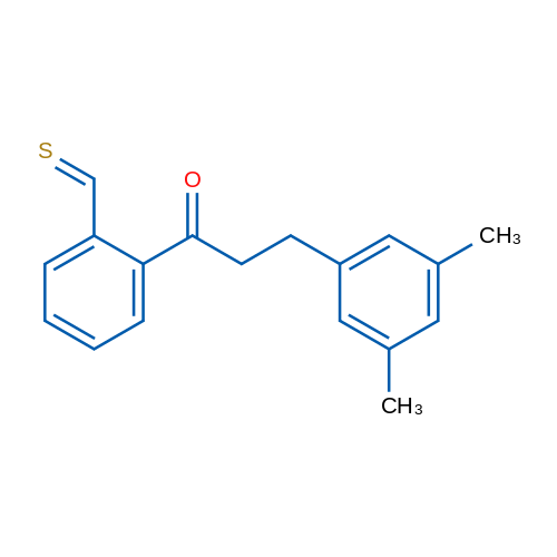 3-(3,5-Dimethylphenyl)-2'-thiomethylpropiophenone 1g