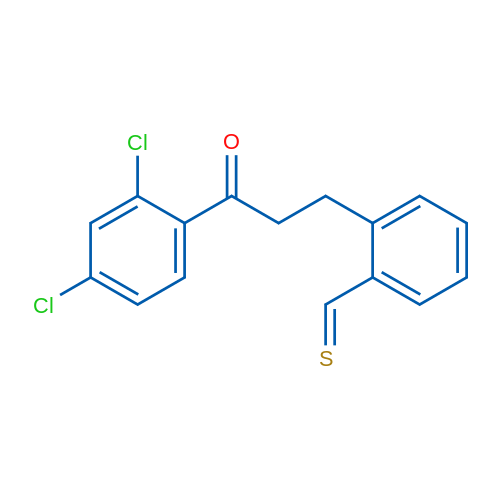 2',4'-Dichloro-3-(2-thiomethylphenyl)propiophenone 1g