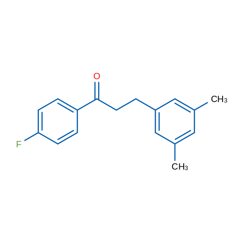 3-(3,5-Dimethylphenyl)-4'-fluoropropiophenone 1g