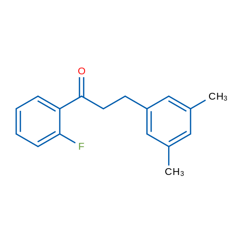 3-(3,5-Dimethylphenyl)-2'-fluoropropiophenone 1g