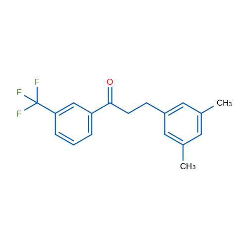 3-(3,5-Dimethylphenyl)-3'-trifluoromethylpropiophenone 1g