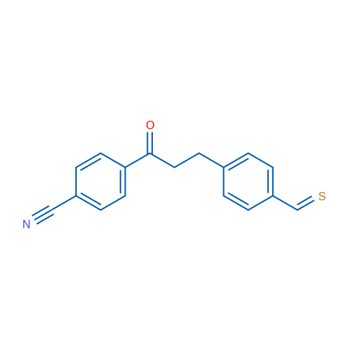 4'-Cyano-3-(4-thiomethylphenyl)propiophenone 1g
