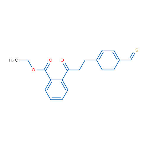 2'-Carboethoxy-3-(4-thiomethylphenyl)propiophenone 1g
