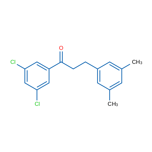 3',5'-Dichloro-3-(3,5-dimethylphenyl)propiophenone 1g
