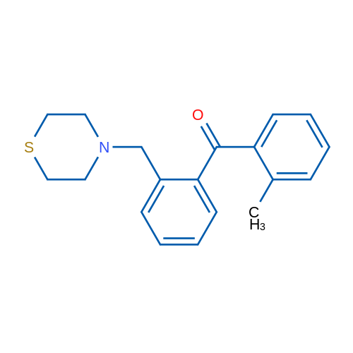 2-Methyl-2'-thiomorpholinomethyl benzophenone 1g