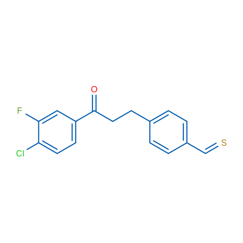 4'-Chloro-3'-fluoro-3-(4-thiomethylphenyl)propiophenone 1g