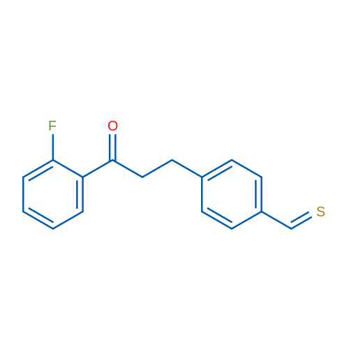 2'-Fluoro-3-(4-thiomethylphenyl)propiophenone 1g