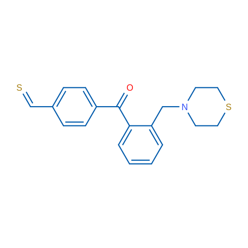 4'-Thiomethyl-2-thiomorpholinomethyl benzophenone 1g
