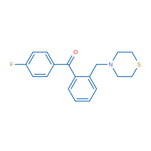 4'-Fluoro-2-thiomorpholinomethyl benzophenone 1g