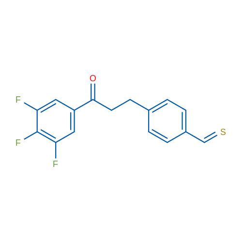 3-(4-Thiomethylphenyl)-3',4',5'-trifluoropropiophenone 1g