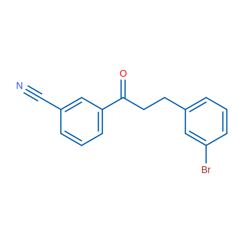 3-(3-(3-Bromophenyl)propanoyl)benzonitrile 1g