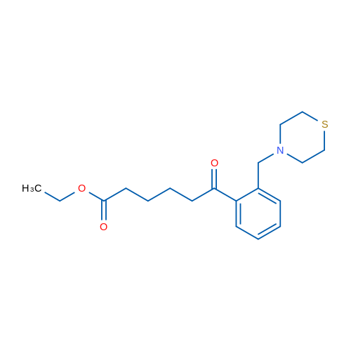 Ethyl 6-oxo-6-[2-(thiomorpholinomethyl)phenyl]hexanoate 1g
