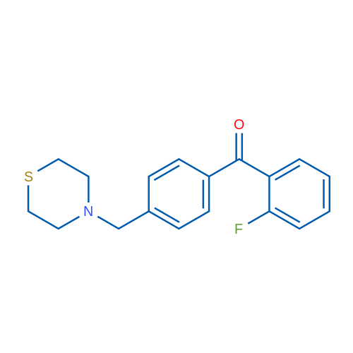 2-Fluoro-4'-thiomorpholinomethyl benzophenone 1g