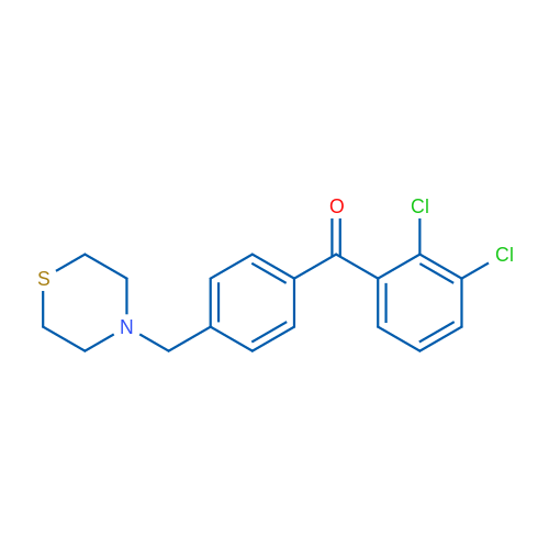 2,3-Dichloro-4'-thiomorpholinomethyl benzophenone 1g