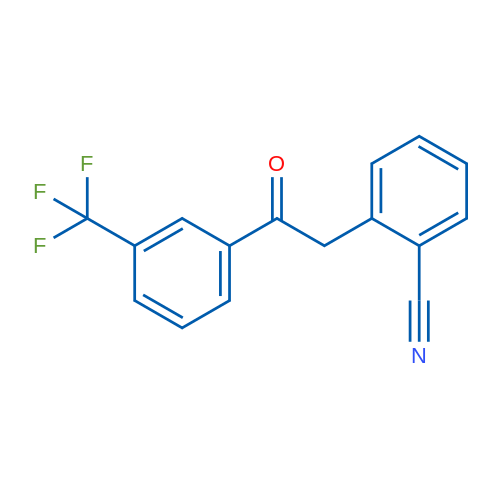2-(2-Cyanophenyl)-3'-trifluoromethylacetophenone 1g