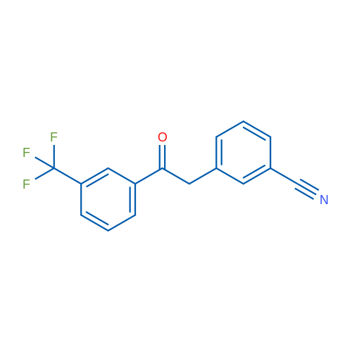 2-(3-Cyanophenyl)-3'-trifluoromethylacetophenone 1g