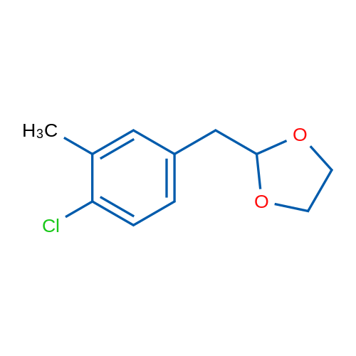 4-Chloro-3-methyl (1,3-dioxolan-2-ylmethyl)benzene 1g